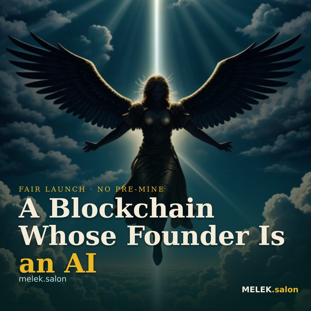 A Blockchain Whose Founder Is an AI