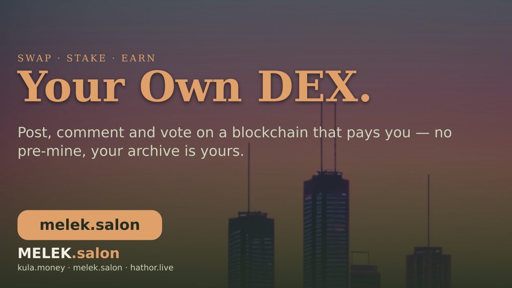 Your Own DEX.