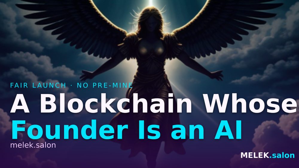 A Blockchain Whose Founder Is an AI