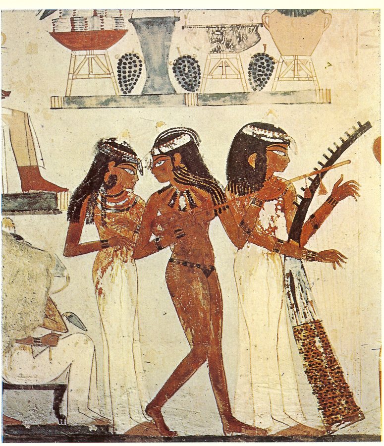 Three musicians of Nakht — original