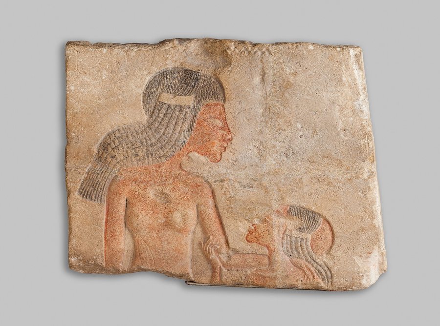 Two princesses, daughters of Akhenaten (Nefertiti's daughters) — original