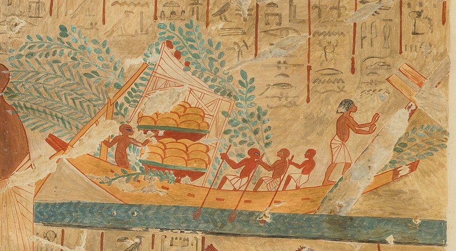 Boats with provisions — original