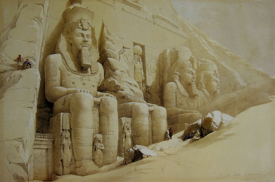 Great Temple, Aboo Simbel — original