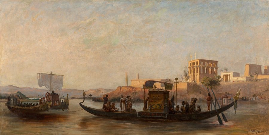 Funeral of a Mummy on the Nile — original