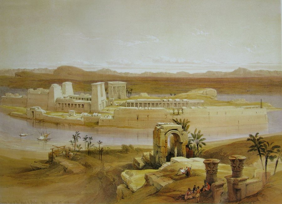 Temple Island, Philae — original