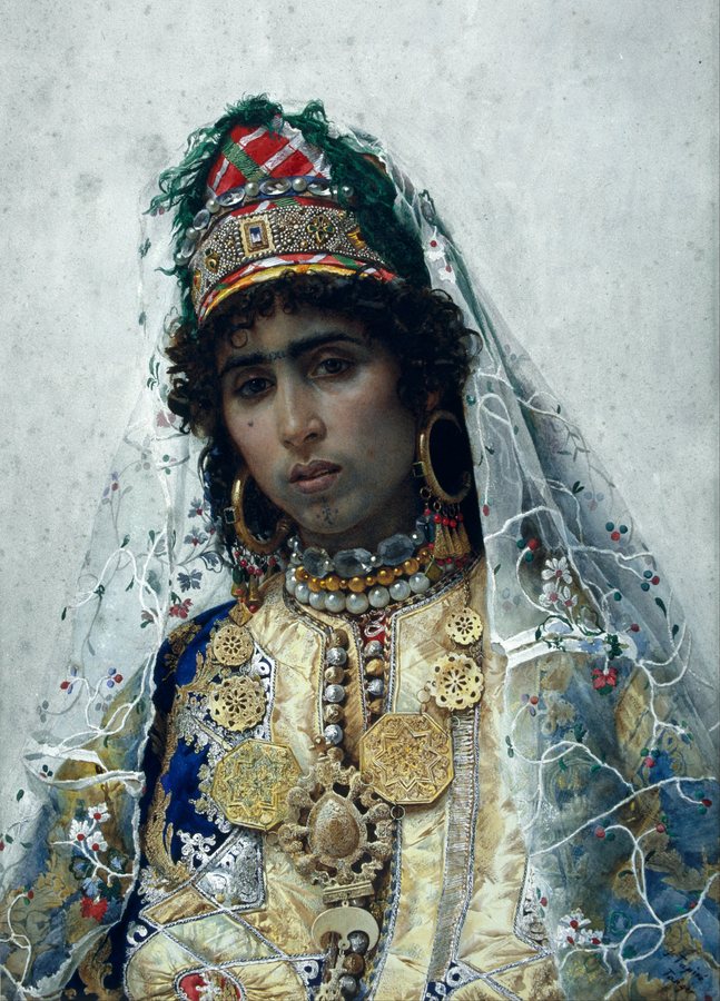 Berber Bride (Josep Tapiró, c. 1896) — original