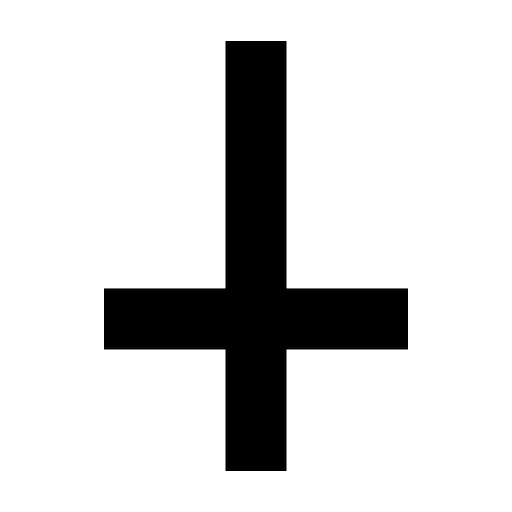 Cross of St Peter (inverted cross)