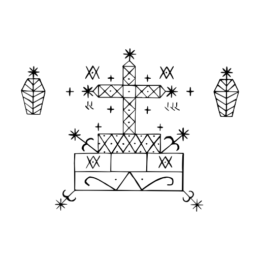 Vèvè of Baron Samedi
